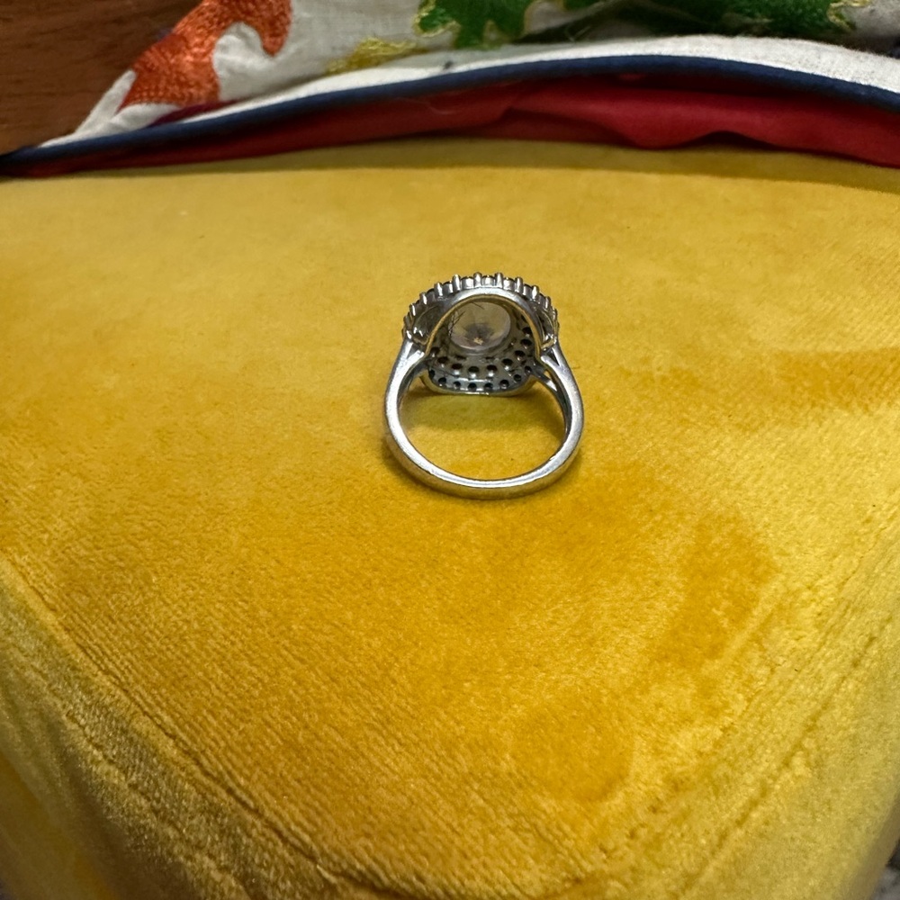 Onyx Sterling Silver Statement Ring - image 2